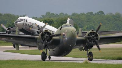 C-60 and C-47 taxiing