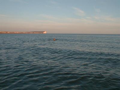 View towards Seaford from the sea