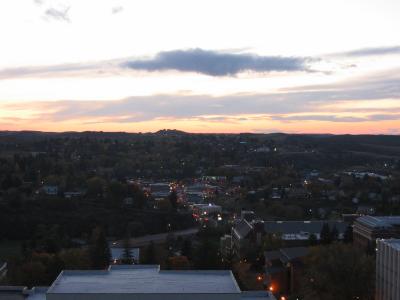 pullman, from the highest point in the city