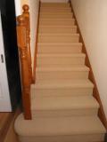 up the stairs