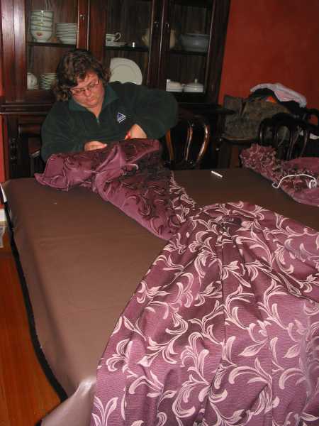master bed curtains