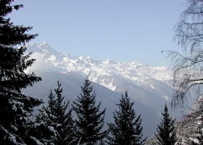 The view from our chalet
