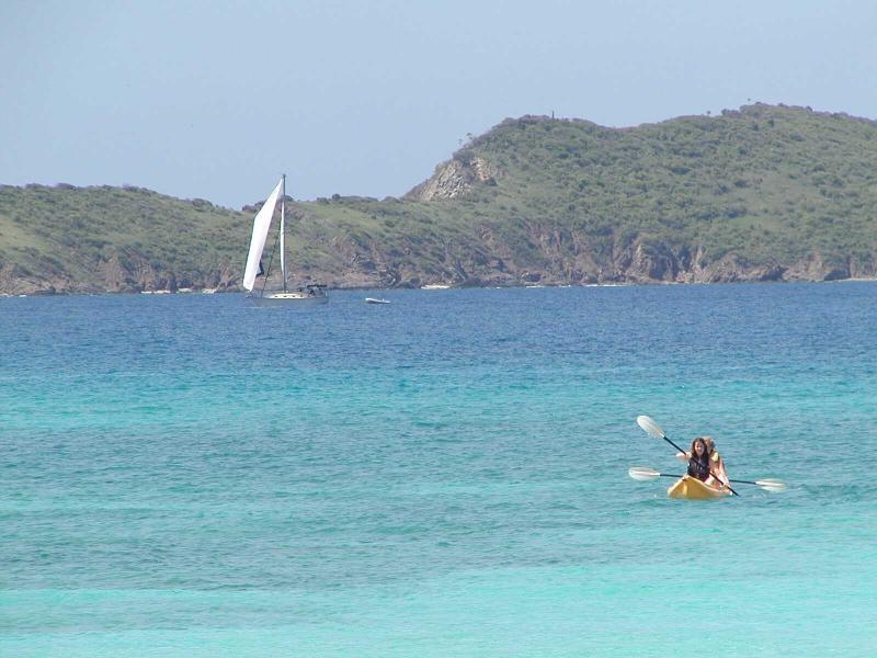 Karyn & Carolyn Kayaking at Sapphire 2