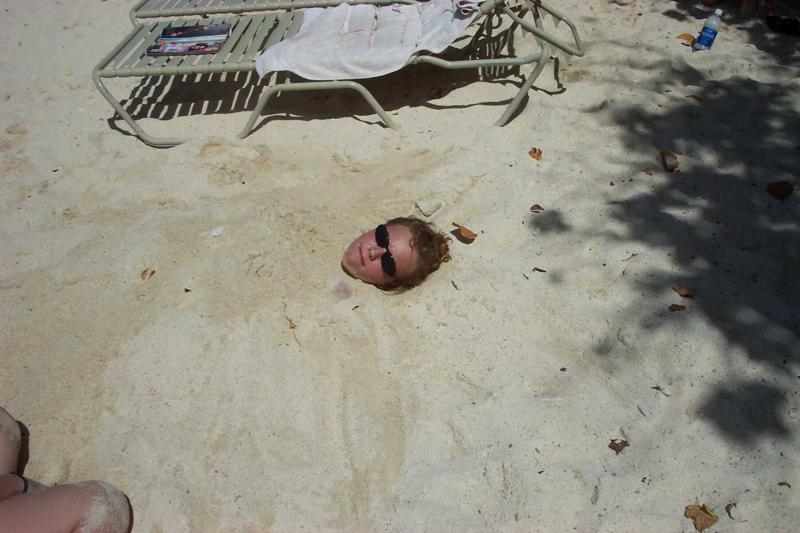 Karyn in the Sand