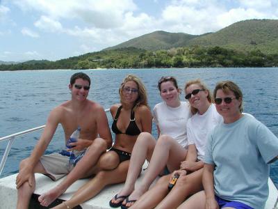 On the Boat at Waterlemon Cay