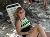 Laureen Under the Seagrape Trees at Sapphire