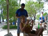 Karyn Enjoys Getting Her Hair Braided
