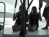 Karyn & Carolyn In for a Safe Landing