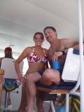 Billy & Jennifer on Stormy Petrel