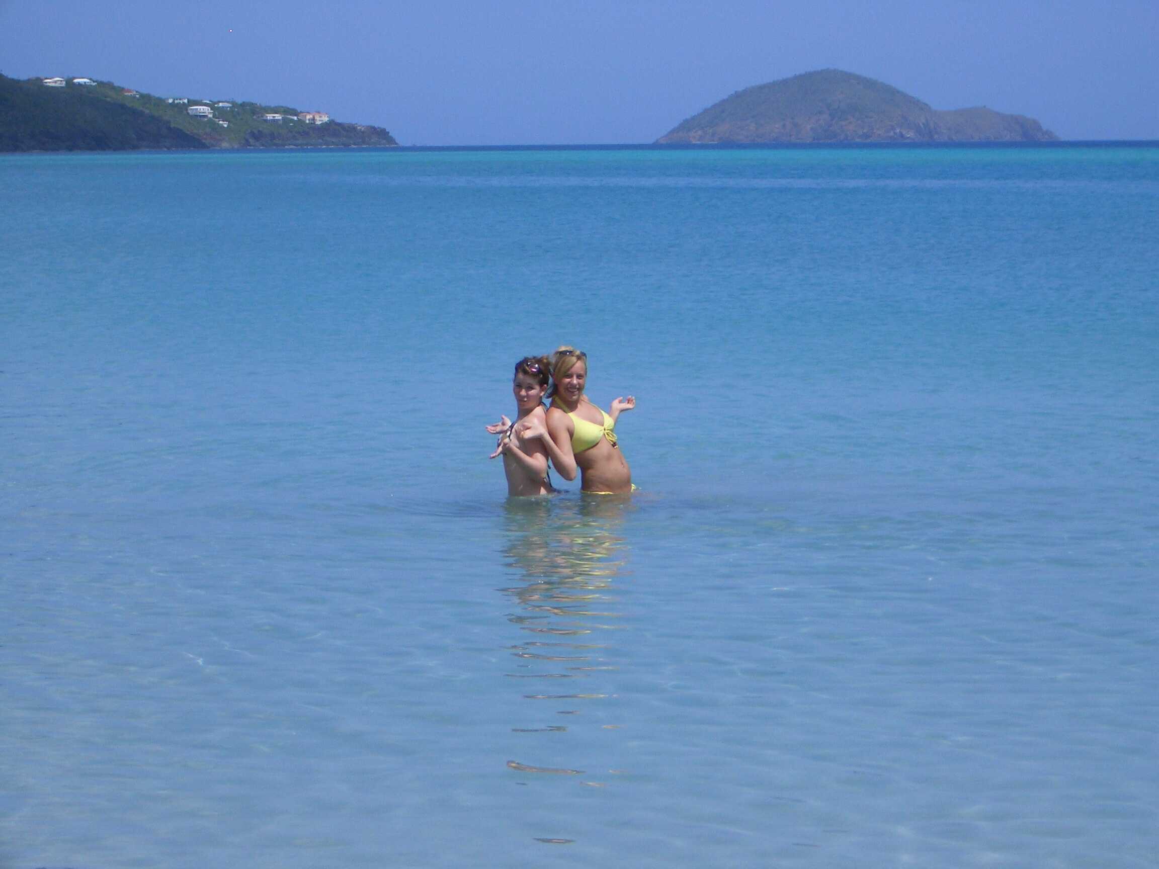 Carolyn & Karyn at Magens Bay