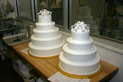 Termini Bakery - two cakes for today's weddings