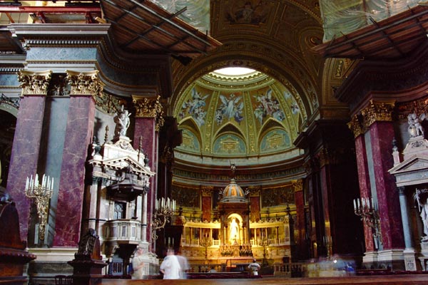 Interior of St. Stephen's Basilica