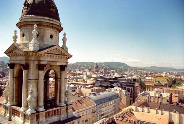 View from the top of St. Stephen's Basilica