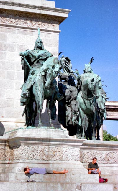 Arpad and the Magyar Chiefs, Millenary Monument