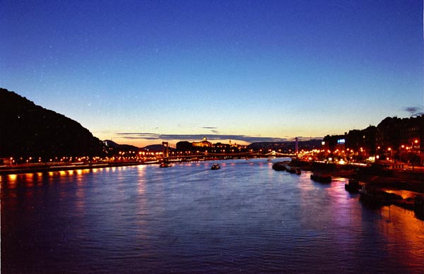 The Danube in the evening, Budapest