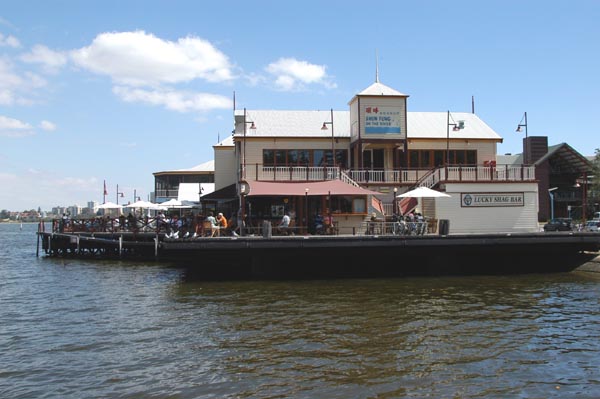 Bars and Restaurants at the Barrack Street Jetty