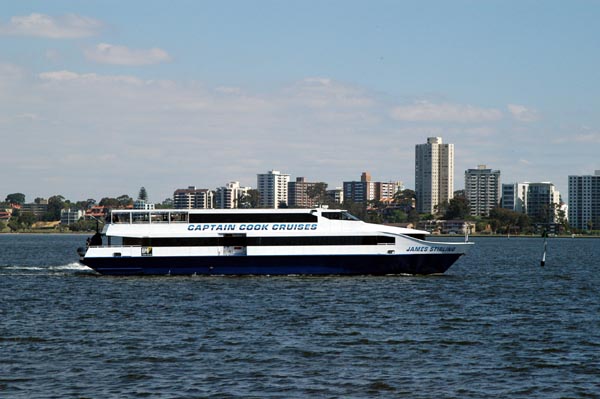 Captain Cook cruise on the Swan River