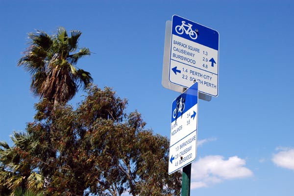 Perth is a very bicycle-friendly city