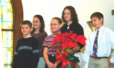 Children's Special Music During Worship at St. John's UCC - 2-22-04