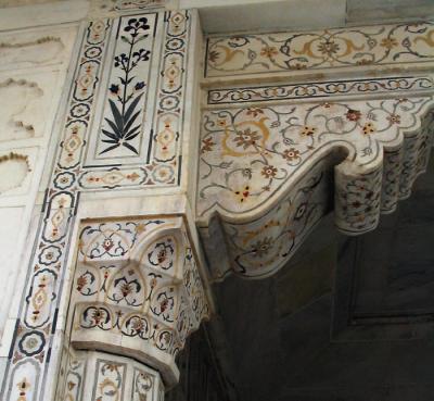 inlaid marble
