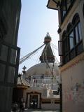 Boudhanath - alley view