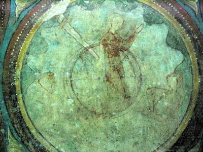 St.-milion: fresco in the Collgiale