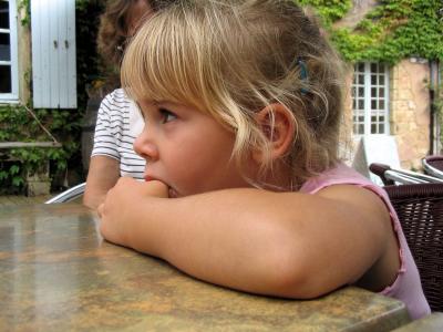 Blaye: Julie, waiting for her ice cream