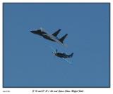 F-15 and P-51 together at Moffet Field