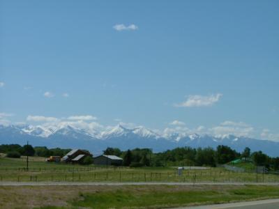 Snow cap mountains