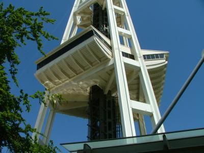  On the way up
