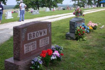 Grandpa & Grandma Brown's Graves