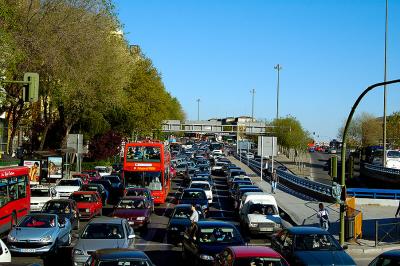 Madrid Traffic (by Atocha Station)