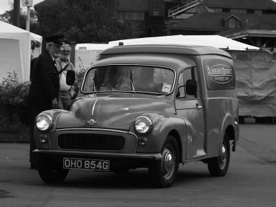 Two tone green in black & white