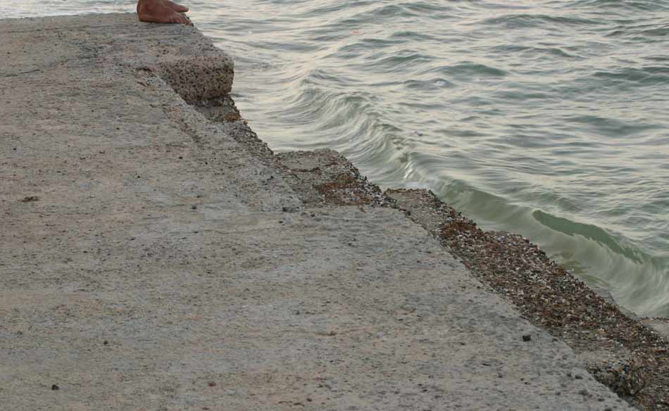 Stepping to the sea (*)