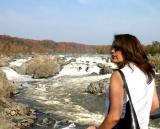 Gazing over the Great Falls of the Potomac