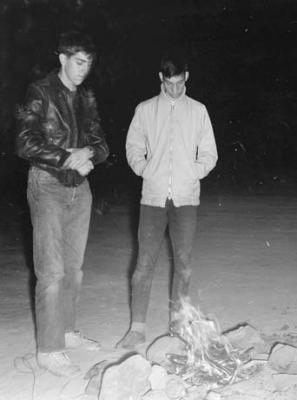Campfire in Death Valley, 1964