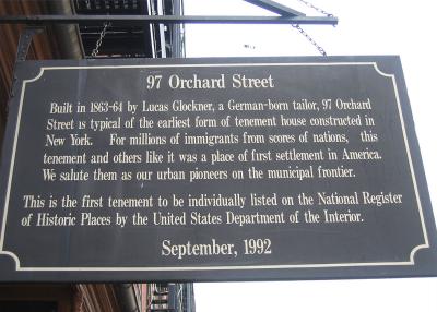 Lower East Side  Orchard ST O