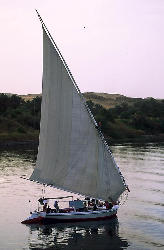 Sur le Nil près d'Assouan