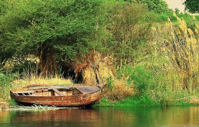 Sur le Nil près d'Assouan