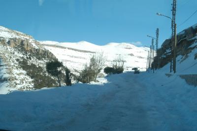 Snow in Ehden