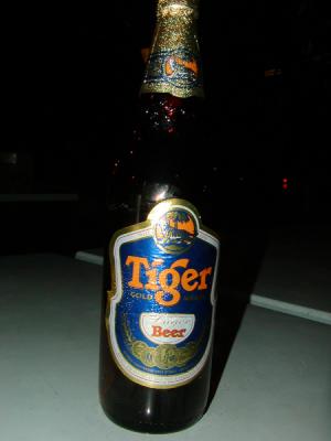 Tiger Beer for John T. - The best beer is the one in your hand