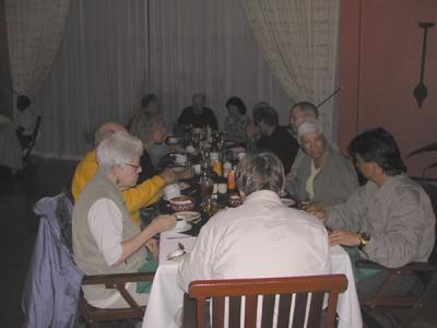 Last dinner at Kinabalu