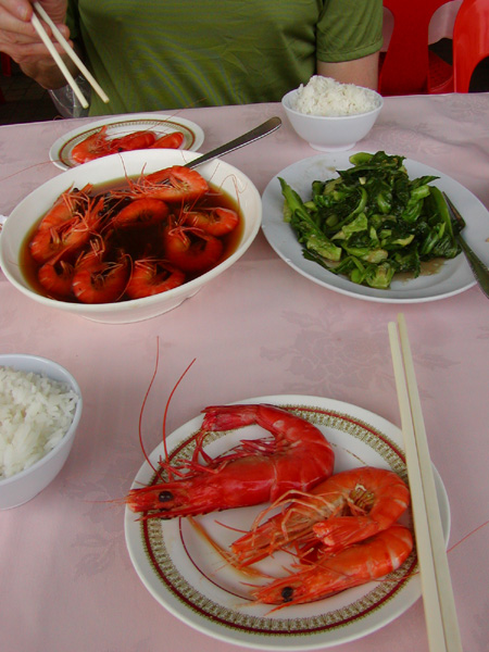 Drunken Prawns from Jumbo for Mel