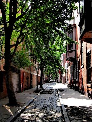 Old Street in Philadelphia