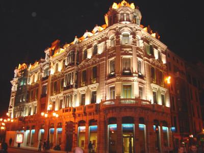 Oviedo at night