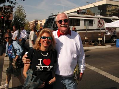 Mayor Harvey Hall and Laurie Kessler