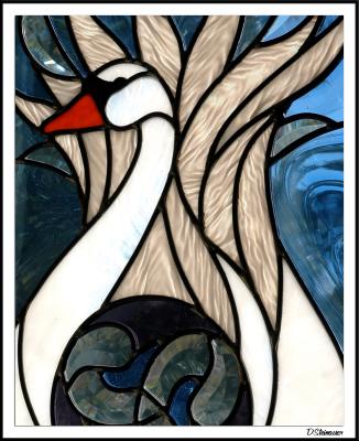Stained (Glass) Swan