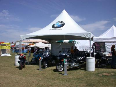 BMW tent