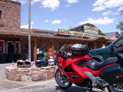 Gas and water stop at the Cameron Trading Post