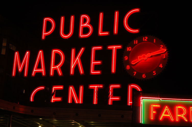 Pike Place Market Sign